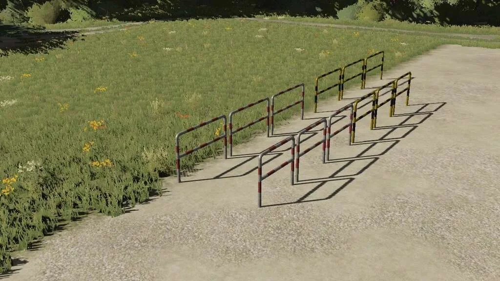 Road Barrier (Prefab) v1.0 FS22 FS22 Mod Free Download