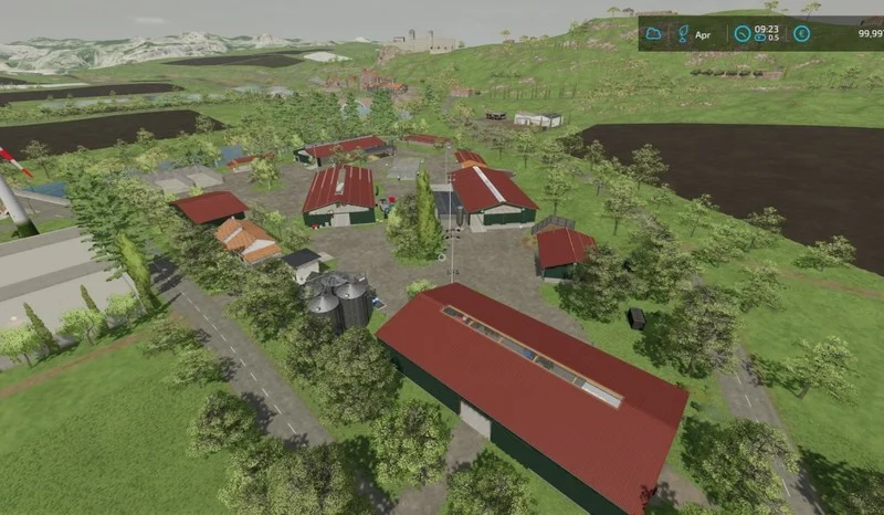 Big farm + biogas Haut Beyleron Savegame V1.0 FS22 FS22 Mod Free Download
