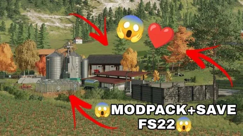 MODPACK & SAVEGAME ERLENGRAT FS22 v1.0 FS22 FS22 Mod Free Download