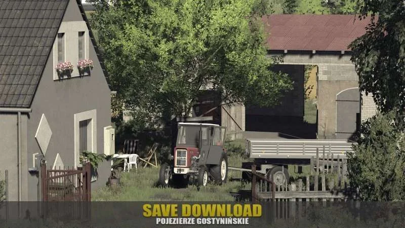 Save Game Gostyninskie Lake District map v1.0 FS22 FS22 Mod Free Download