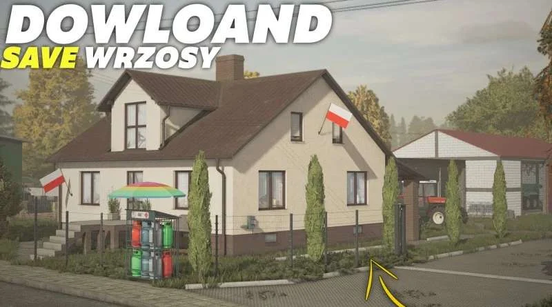 Save WRZOSY MEDIUM POLISH FARM v1.0 FS22 FS22 Mod Free Download