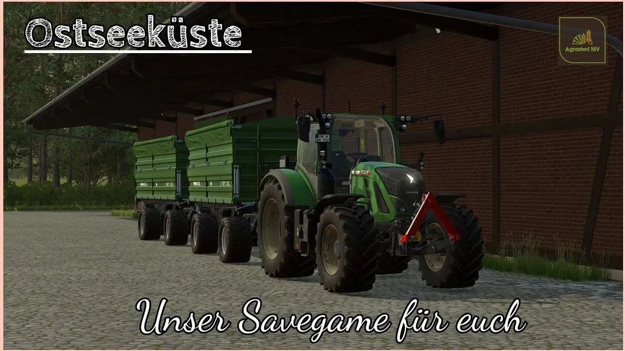 Savegame Ostseeküste TeamagrarhofMV v1.0.2 FS22 FS22 Mod Free Download