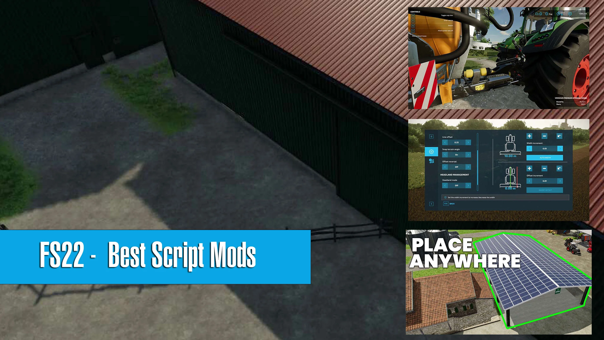 Farming Simulator 22 – Best Script Mods FS22 Mod Free Download