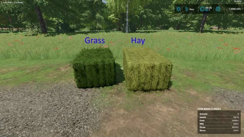 Grass bales v1.0 FS22 FS22 Mod Free Download