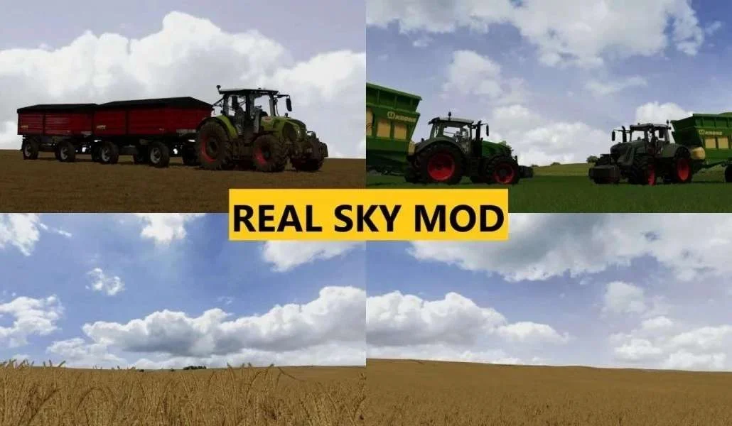 Real Dynamic Sky Mod V1.0 FS22 FS22 Mod Free Download