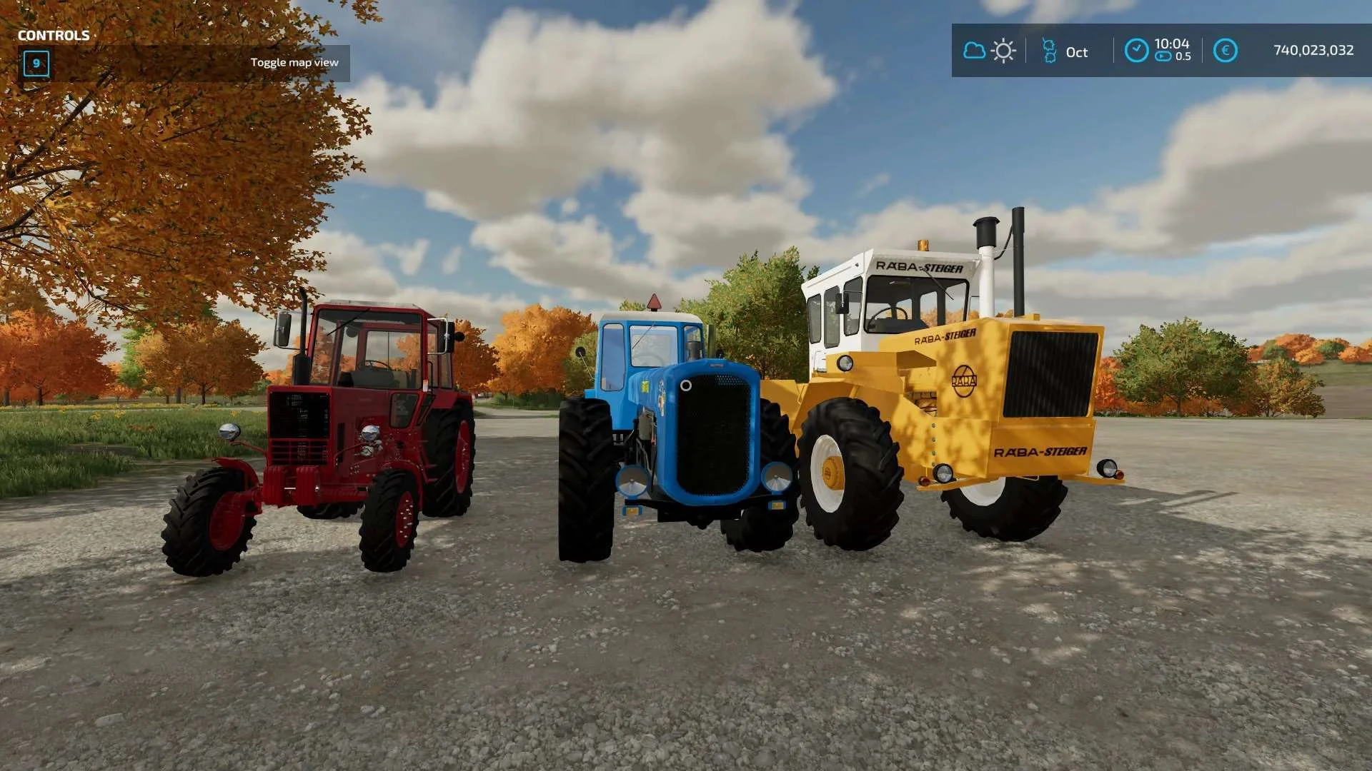 Belarus 82 + Dutra D4K-B + Raba Steiger v1.0 FS22 FS22 Mod Free Download