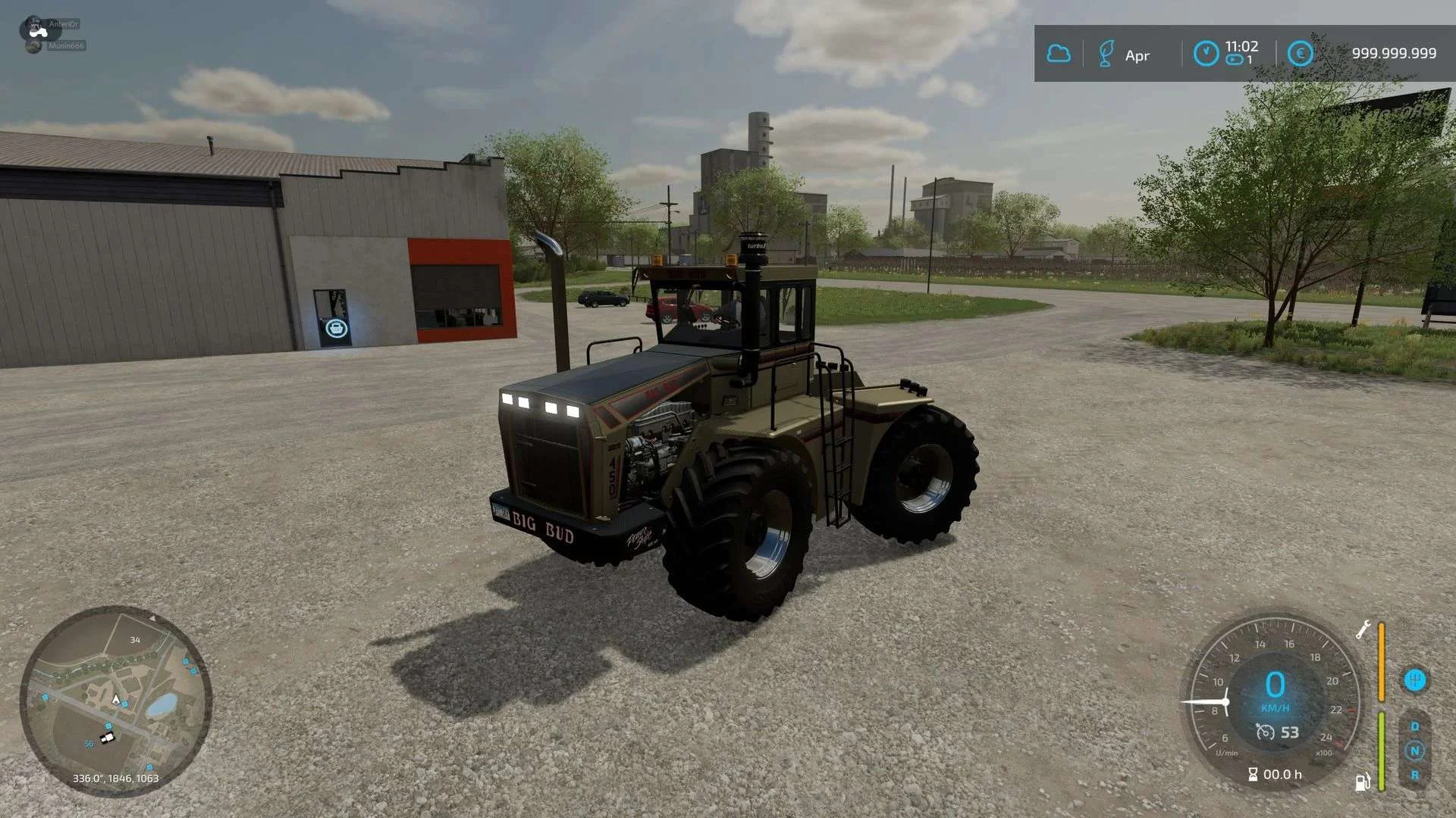 BigBud 450 Converted v1.0 FS22 FS22 Mod Free Download
