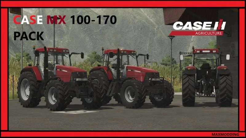 CASE IH MX 100-170 PACK v1.0 FS22 FS22 Mod Free Download