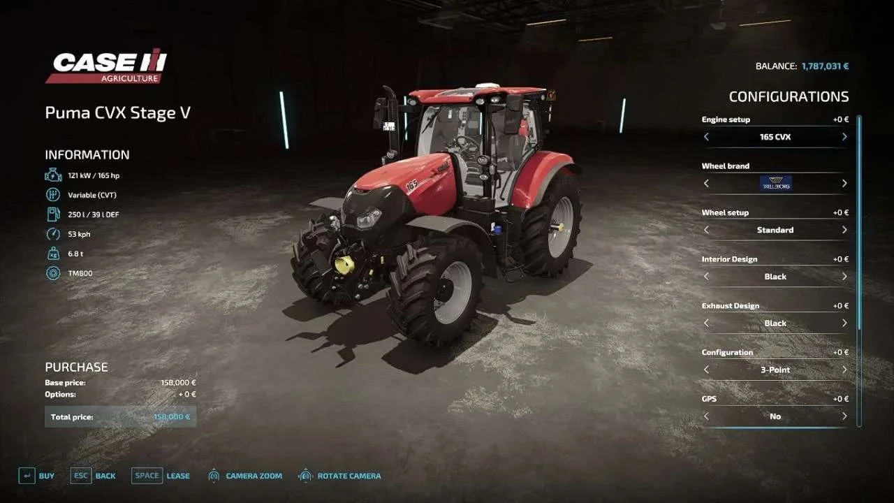 Case IH Puma CVX 175 Stage V v1.5 FS22