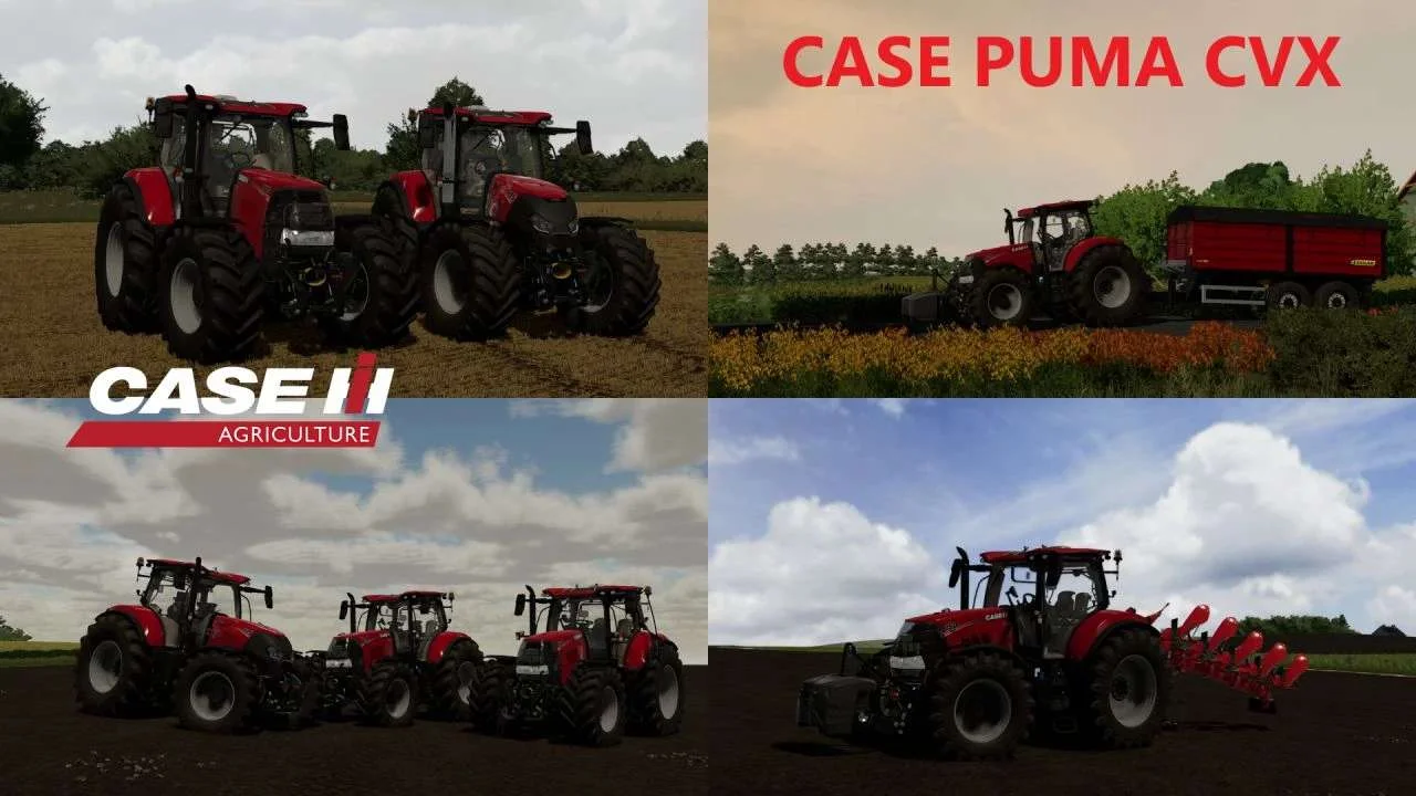 CASE PUMA CVX PACK v1.0 FS22 FS22 Mod Free Download