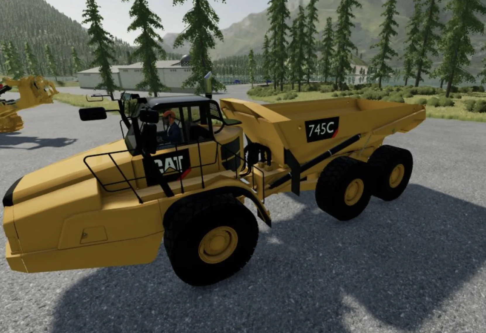 Cat 745 V1.0 FS22 FS22 Mod Free Download
