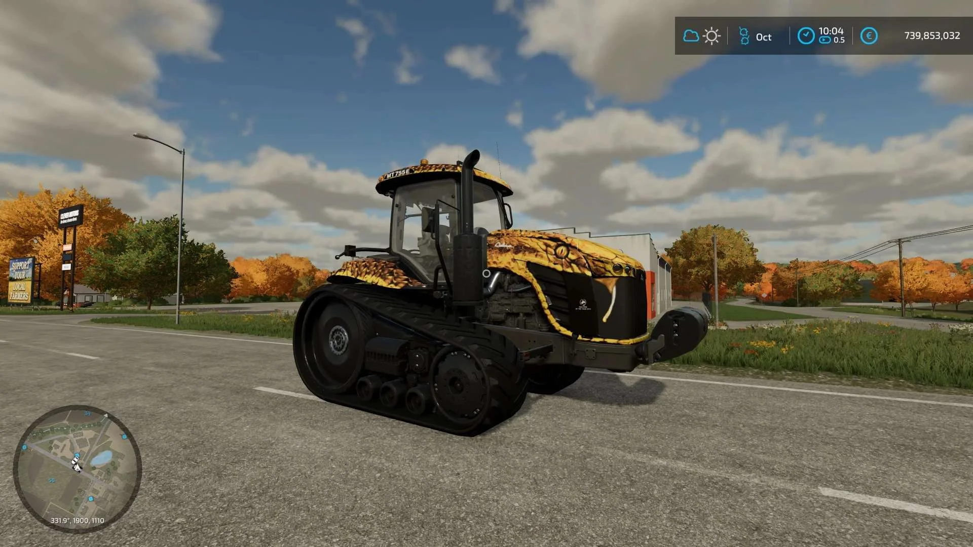 Challenger MT700E Field Viper v1.0 FS22 FS22 Mod Free Download
