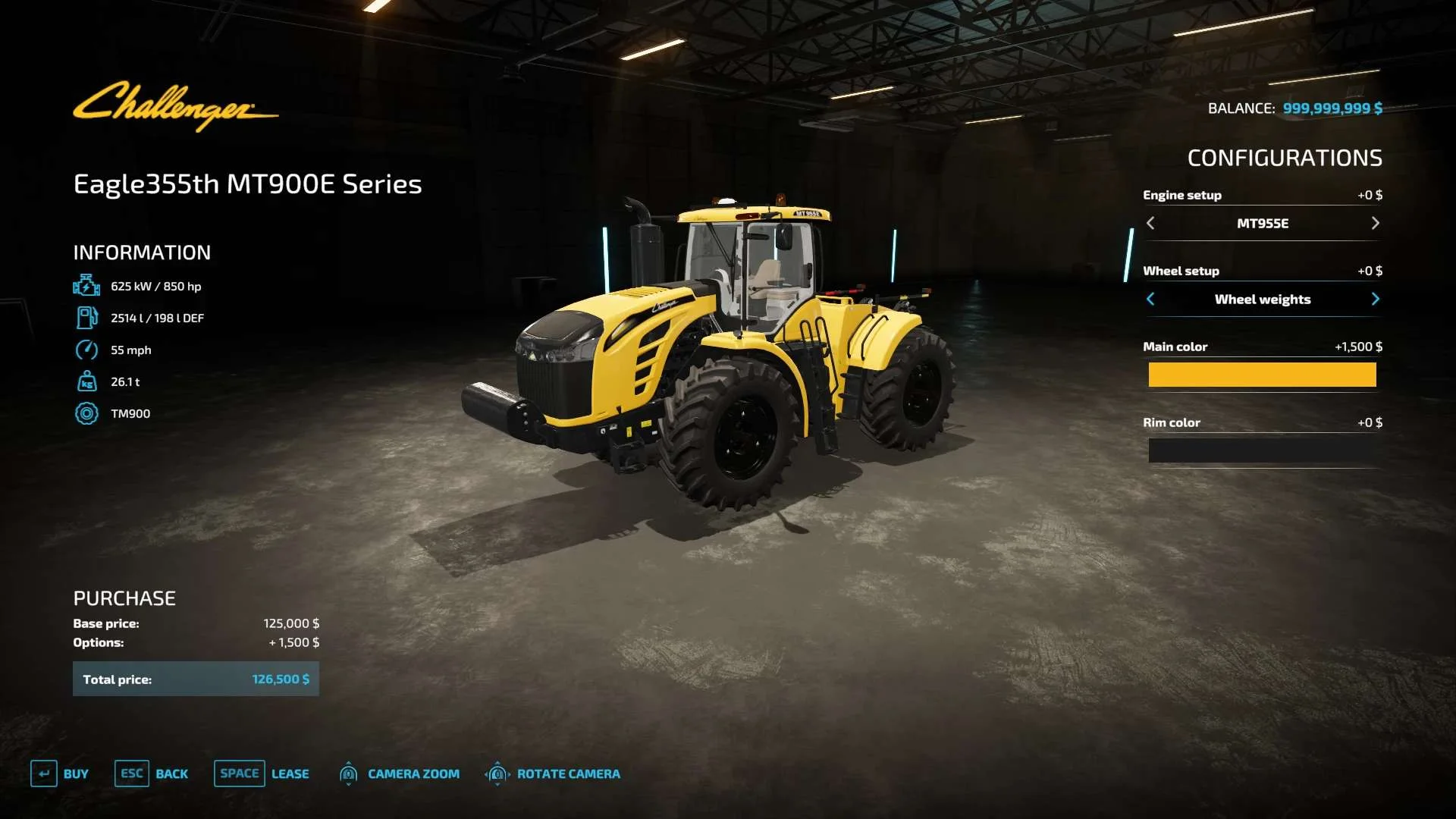 CHALLENGER MT900E TRACTOR UPDATE V1.4 FS22 FS22 Mod Free Download