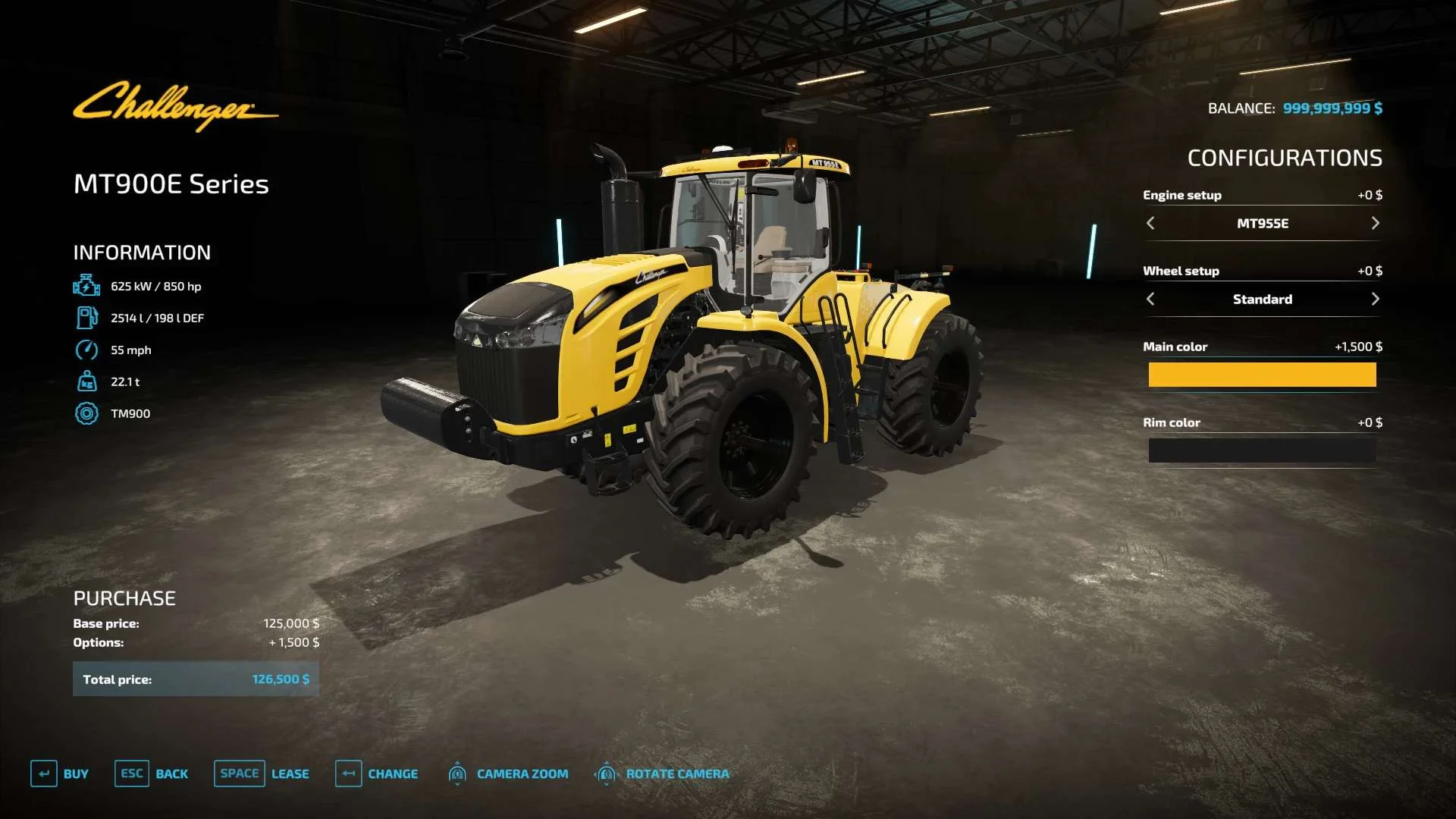 Challenger MT900E Tractor v.1.3 update FS22 FS22 Mod Free Download