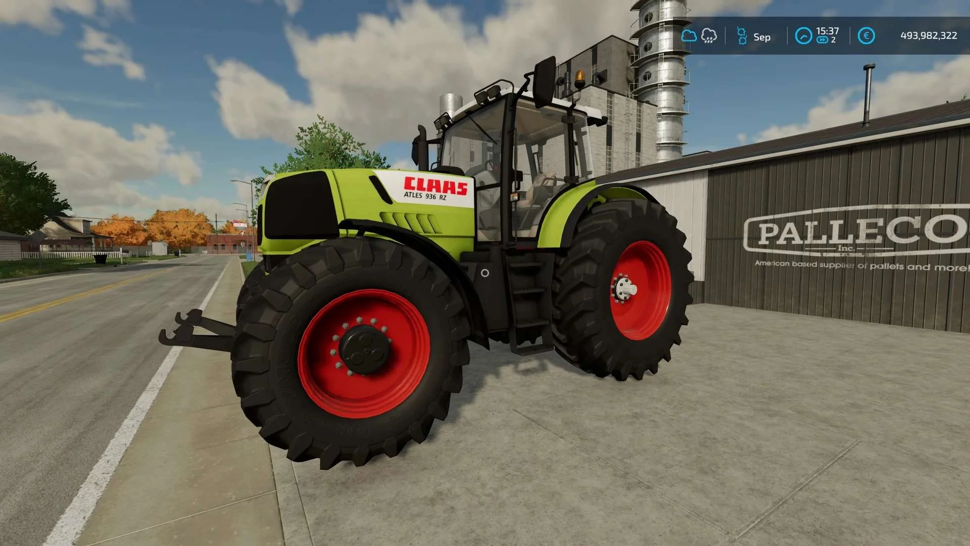 Claas 936 RZ v1.0 FS22 FS22 Mod Free Download
