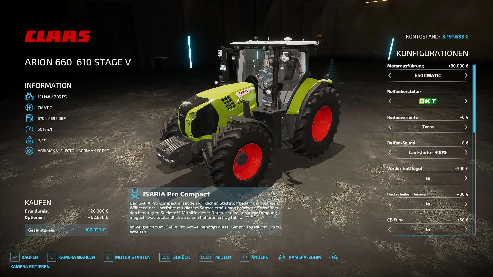 Claas Arion 6x 2021 v1.0 FS22
