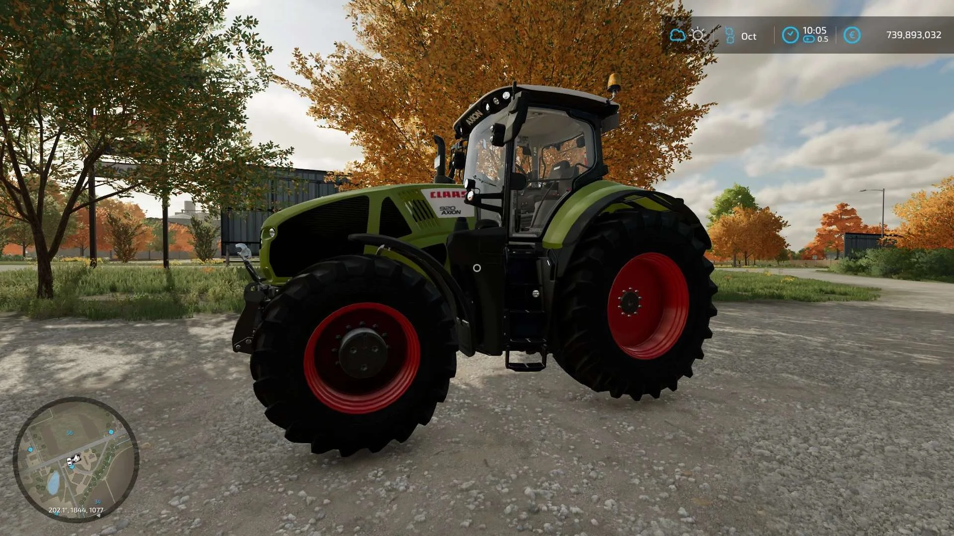 CLAAS AXION 900 series v1.0 FS22 FS22 Mod Free Download