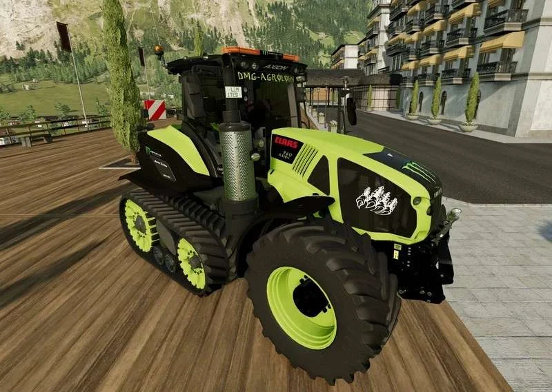 Claas Axion 960TT Monster Energy Edition New v1.1 FS22 FS22 Mod Free Download