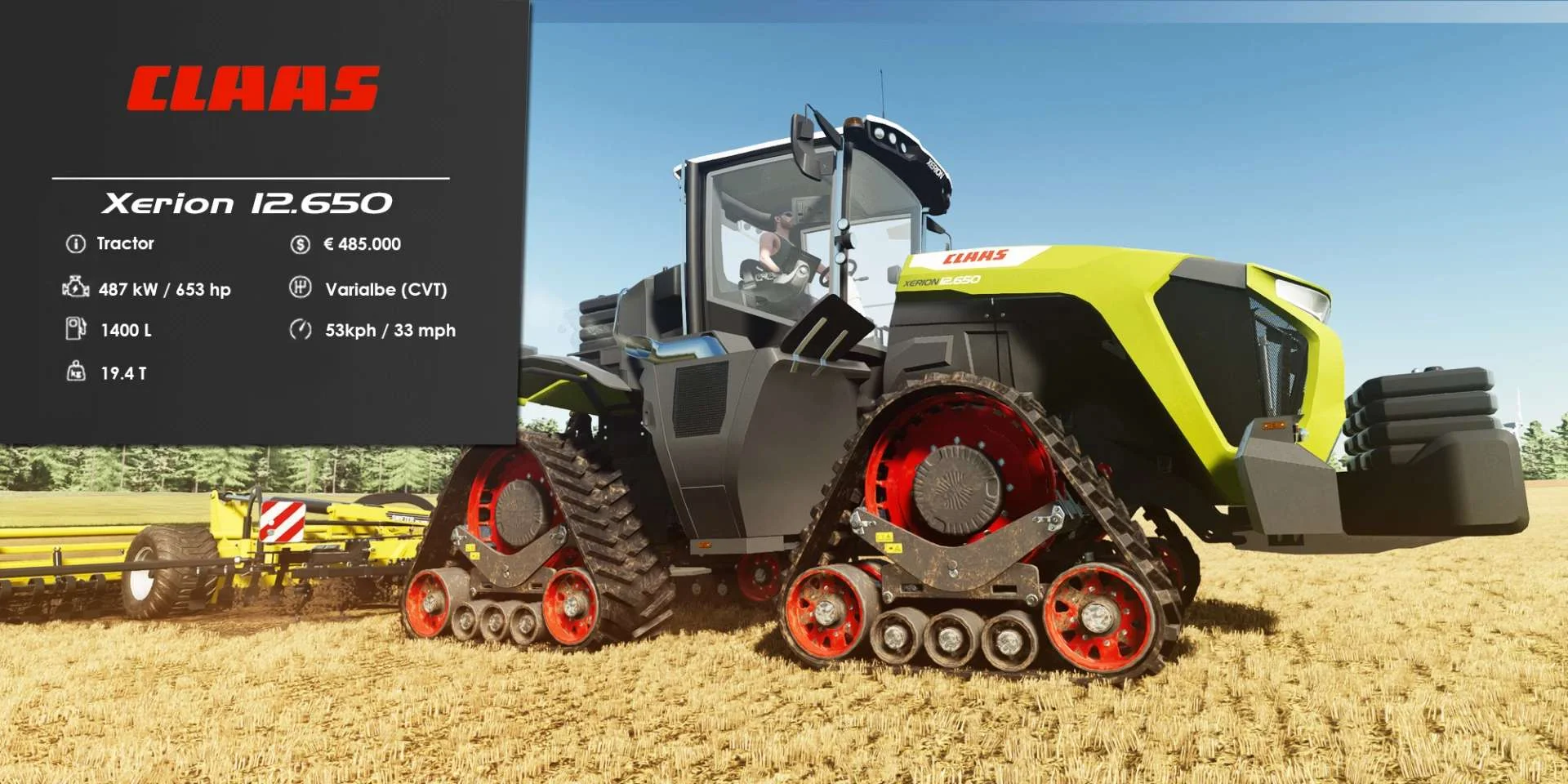 Claas Xerion 12.650 v1.0 FS22