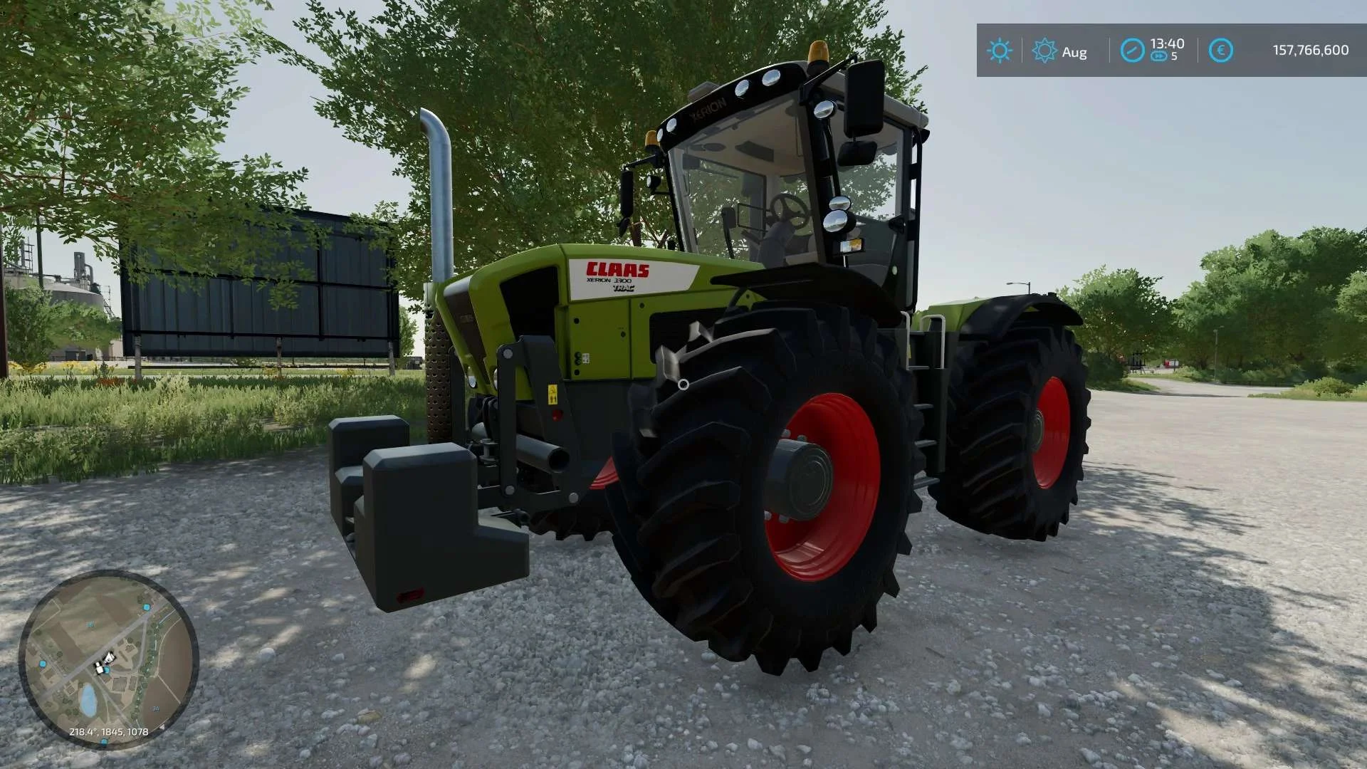 Claas Xerion 3300 – 3800 VC v1.0 FS22 FS22 Mod Free Download