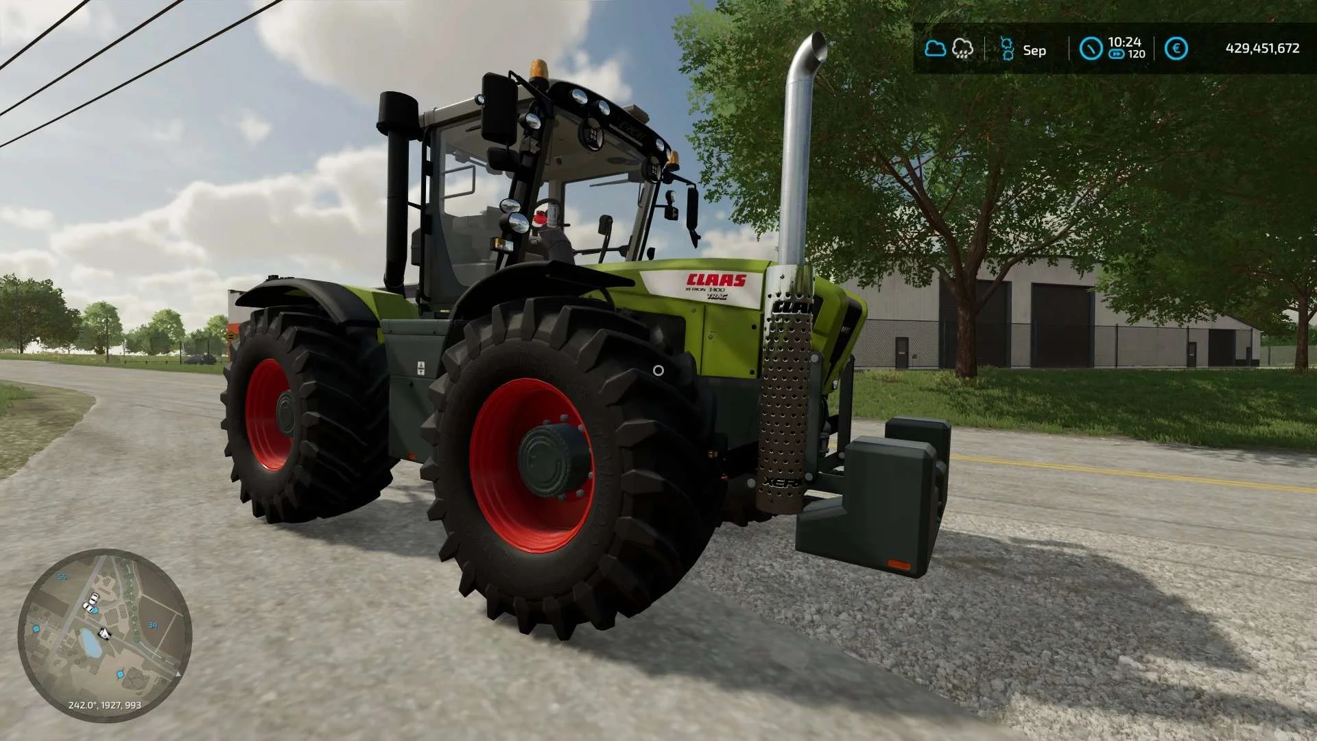 CLAAS Xerion 3300 v1.0 FS22 FS22 Mod Free Download