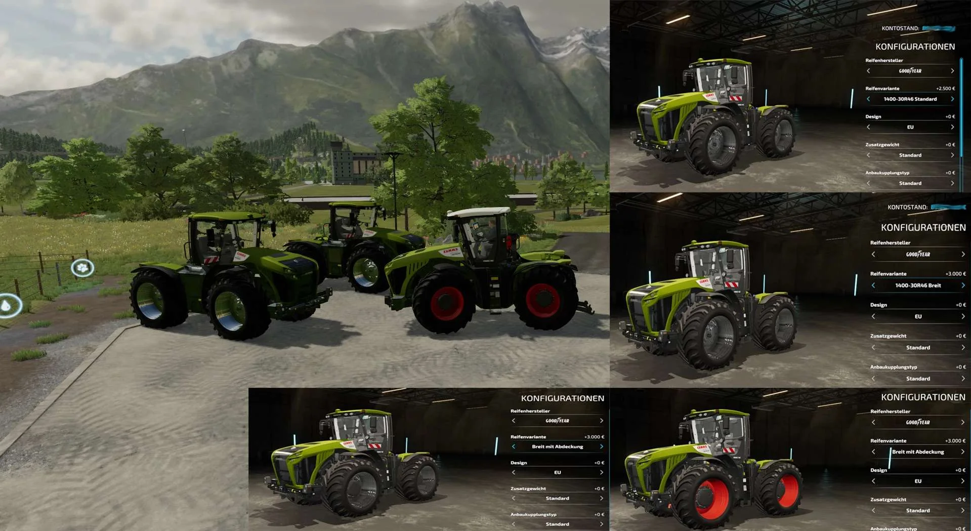 CLAAS Xerion 5000 VC 2.0 v1.0.0.8 FS22 FS22 Mod Free Download