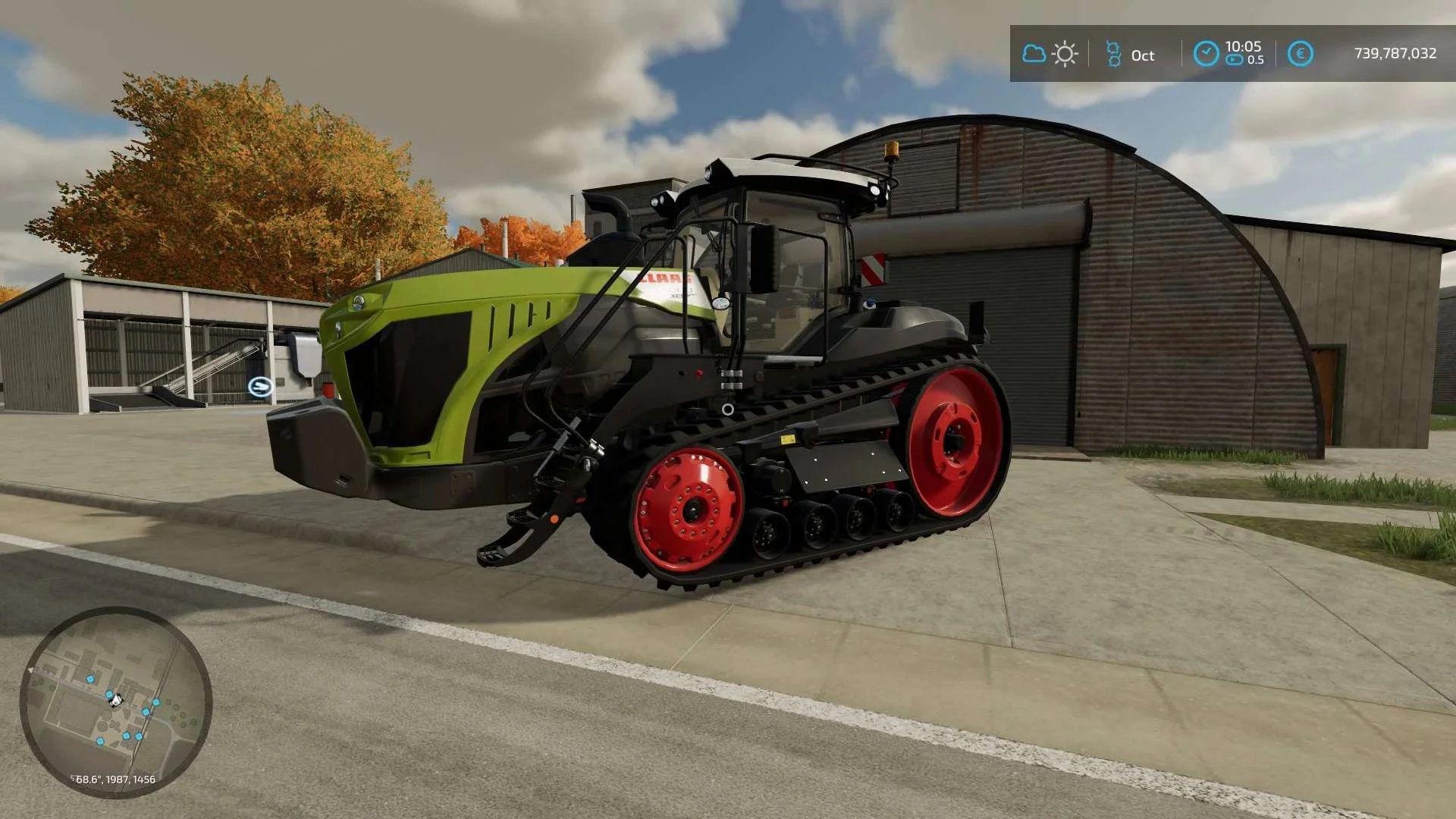 Claas Xerion 5000T v1.0 FS22 FS22 Mod Free Download