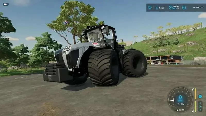 Claas Xerion 5500 v1.3.1.7 FS22 FS22 Mod Free Download
