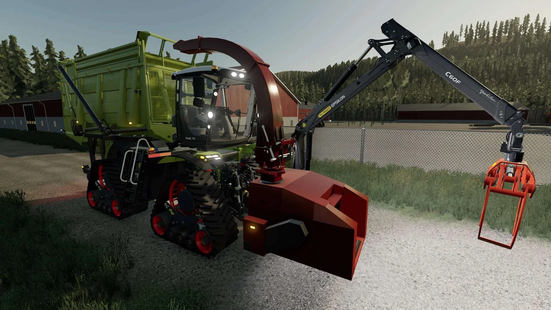 Claas Xerion Wood Crusher v1.0 FS22 FS22 Mod Free Download