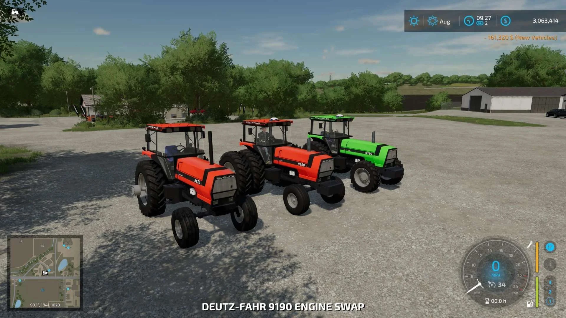 DEUTZ ALLIS 9100 SERIES v1.0.0.1 FS22 FS22 Mod Free Download