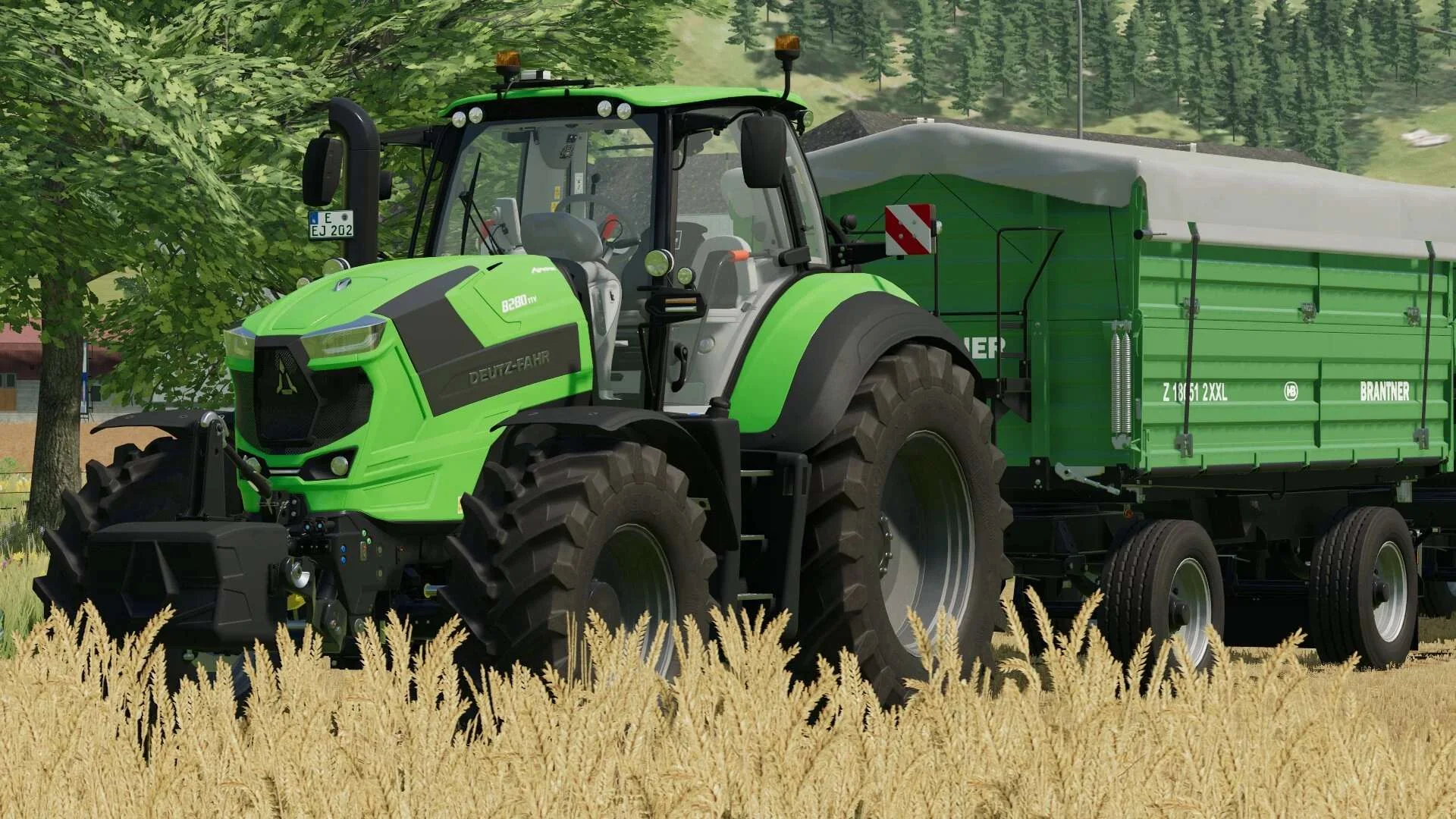 Deutz Fahr 8280TTV Originalinnenraum v1.0 FS22 FS22 Mod Free Download