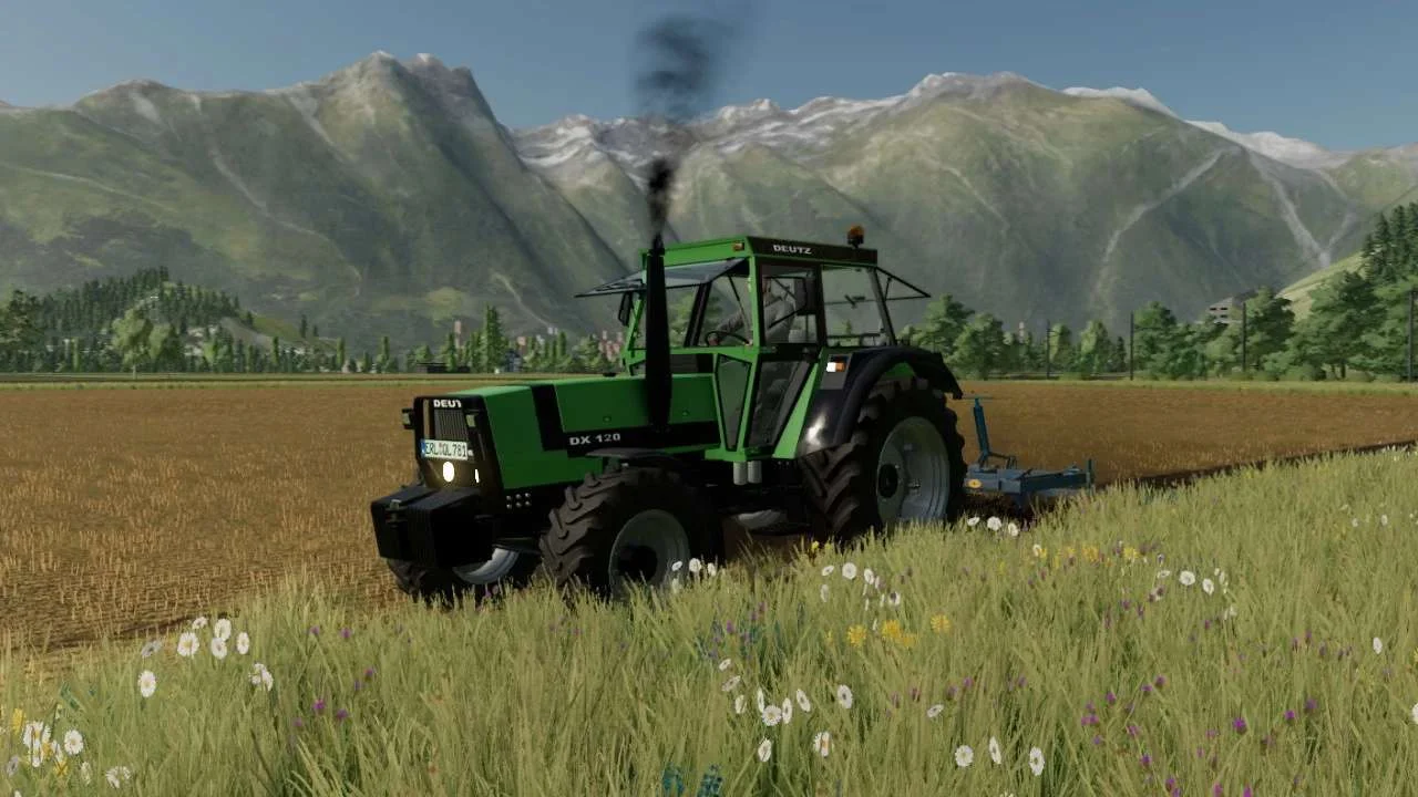 Deutz-Fahr DX 120 v1.0.0.2 FS22 FS22 Mod Free Download