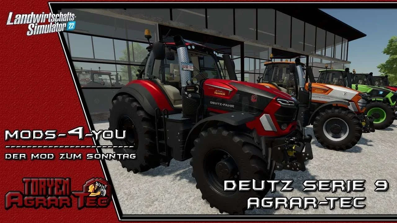 Deutz Serie 9 Agrar-Tec v2.0 FS22 FS22 Mod Free Download