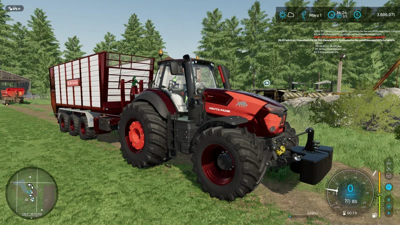 DeutzFahr Bull Series9 V1.0.0.3 FS22 FS22 Mod Free Download