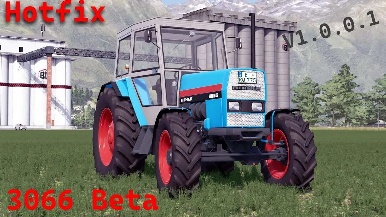 Eicher 3066 v1.0.0.1 Beta FS22 FS22 Mod Free Download