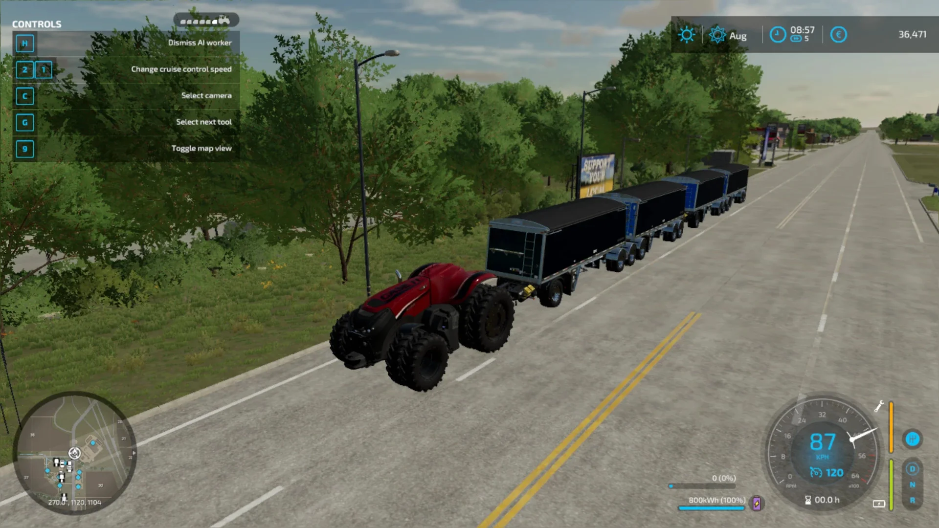 ELECTRIC AUTONOMOUS CASE IH v2.0 FS22 FS22 Mod Free Download