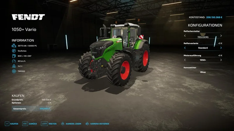 Fendt 1050+ Vario V1.0 FS22 FS22 Mod Free Download