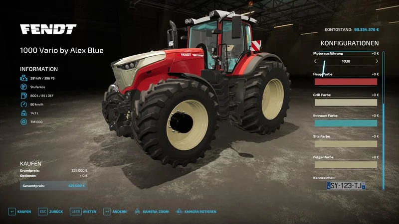 Fendt 1050 V2.0.0.4 FS22 FS22 Mod Free Download