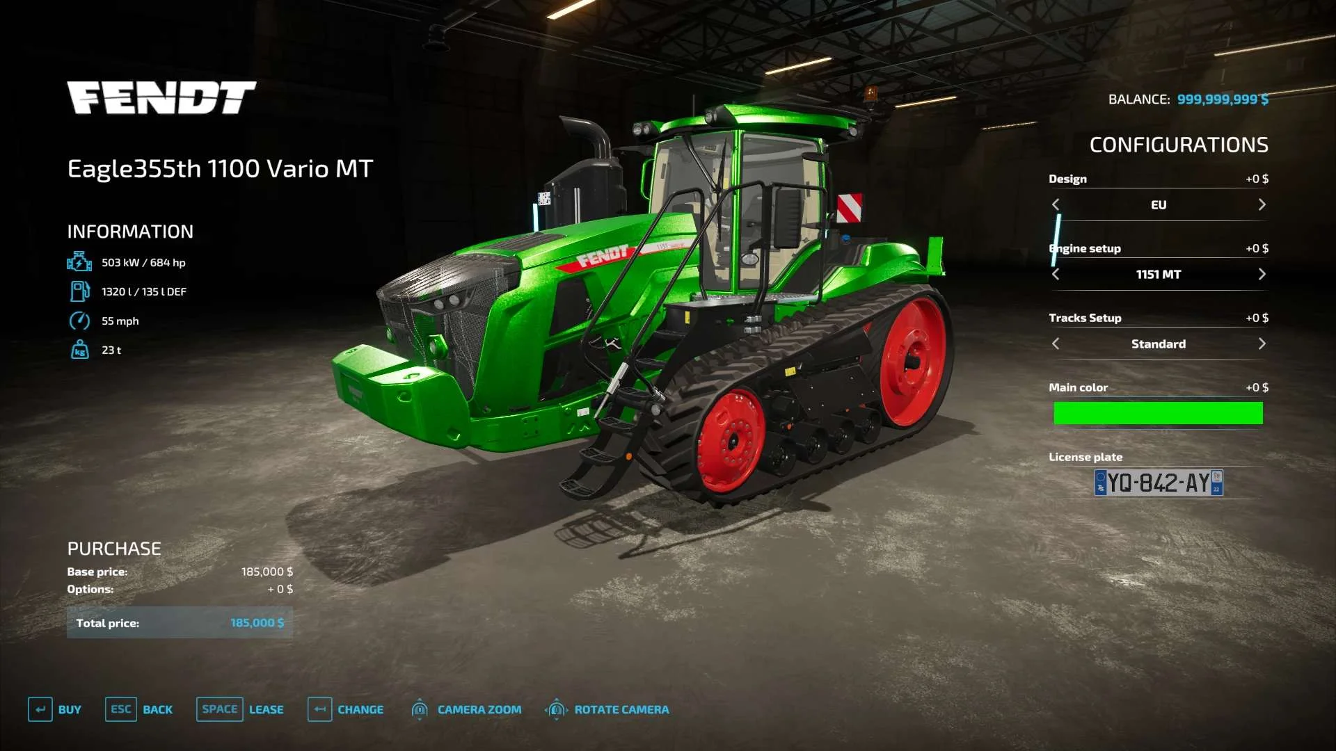 Fendt 1100 Vario MT V v1.0 FS22 FS22 Mod Free Download