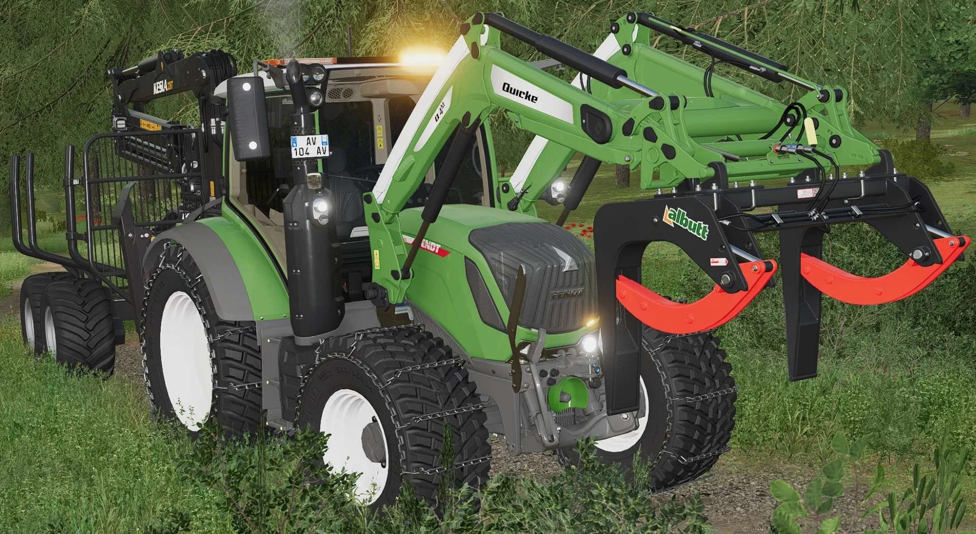 Fendt 300 MoN v1.0 FS22 FS22 Mod Free Download