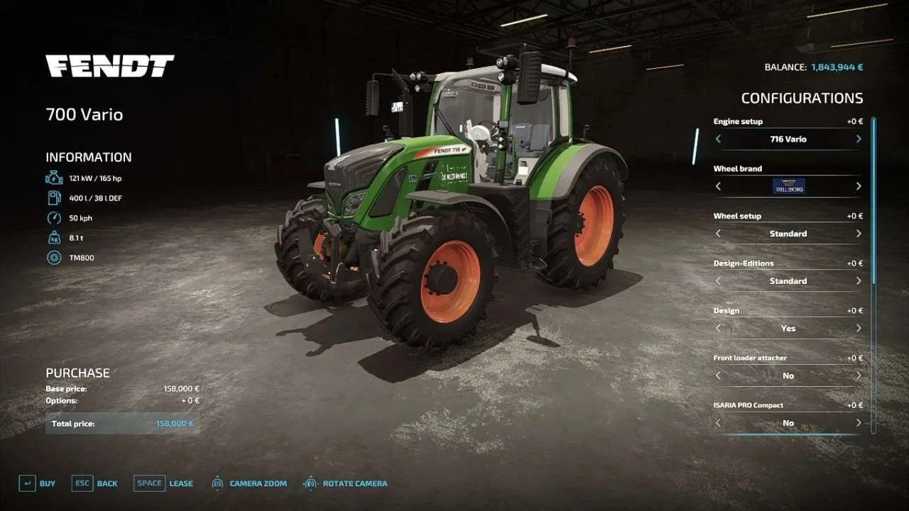 Fendt 700 Vario De Meerwaarde v1.1 FS22