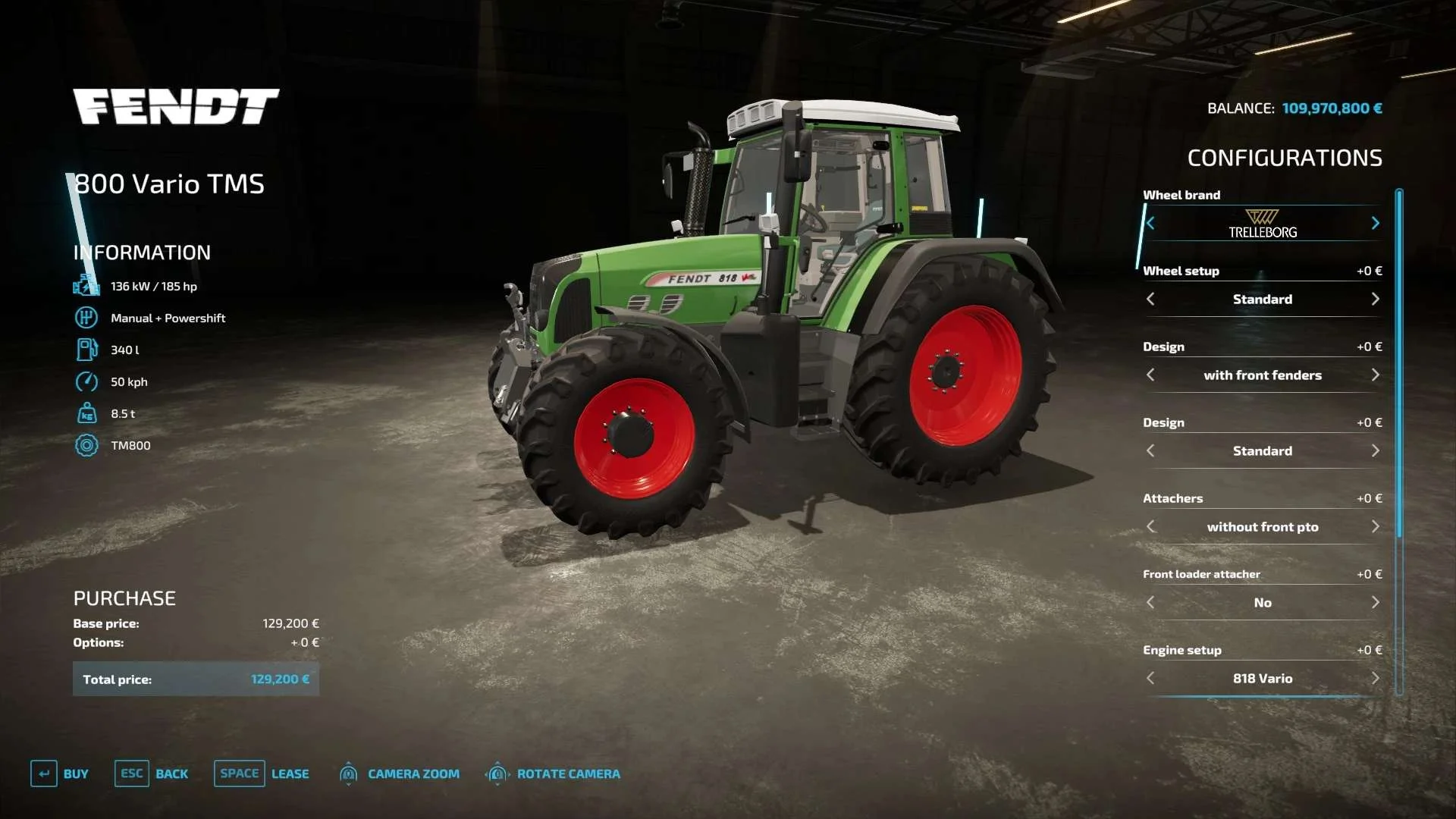 Fendt 800 Vario v1.0 FS22 FS22 Mod Free Download