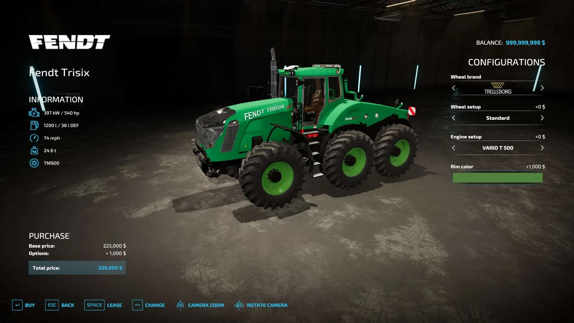 Fendt Trisix Tractor V1.0 FS22 FS22 Mod Free Download
