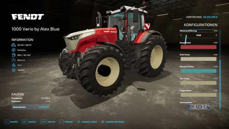 Fendt Vario 1050 v2.0.0.4 FS22 FS22 Mod Free Download