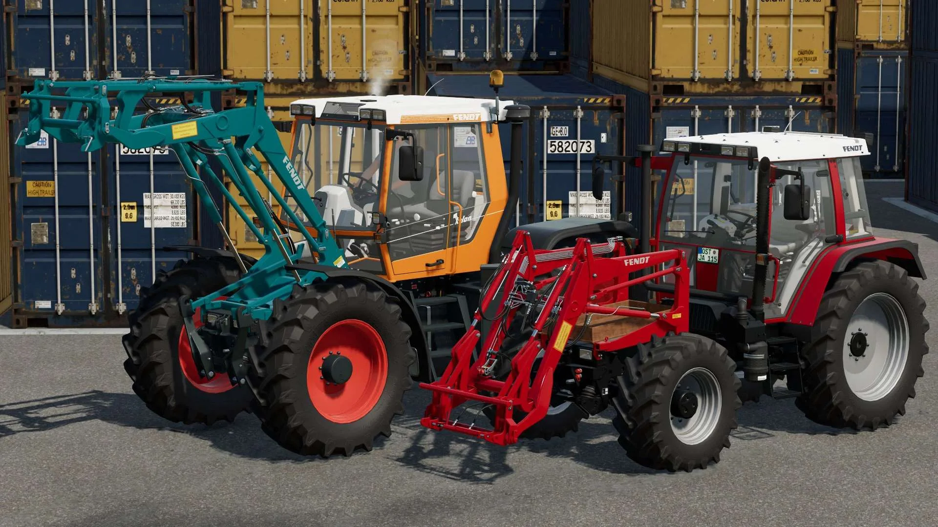 Fendt Xylon and 380 GTA Turbo & Tools v1.0 FS22