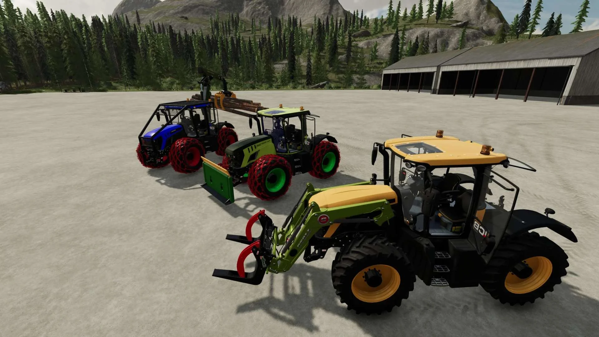 JCB 4220 Pack converted v1.0 FS22 FS22 Mod Free Download