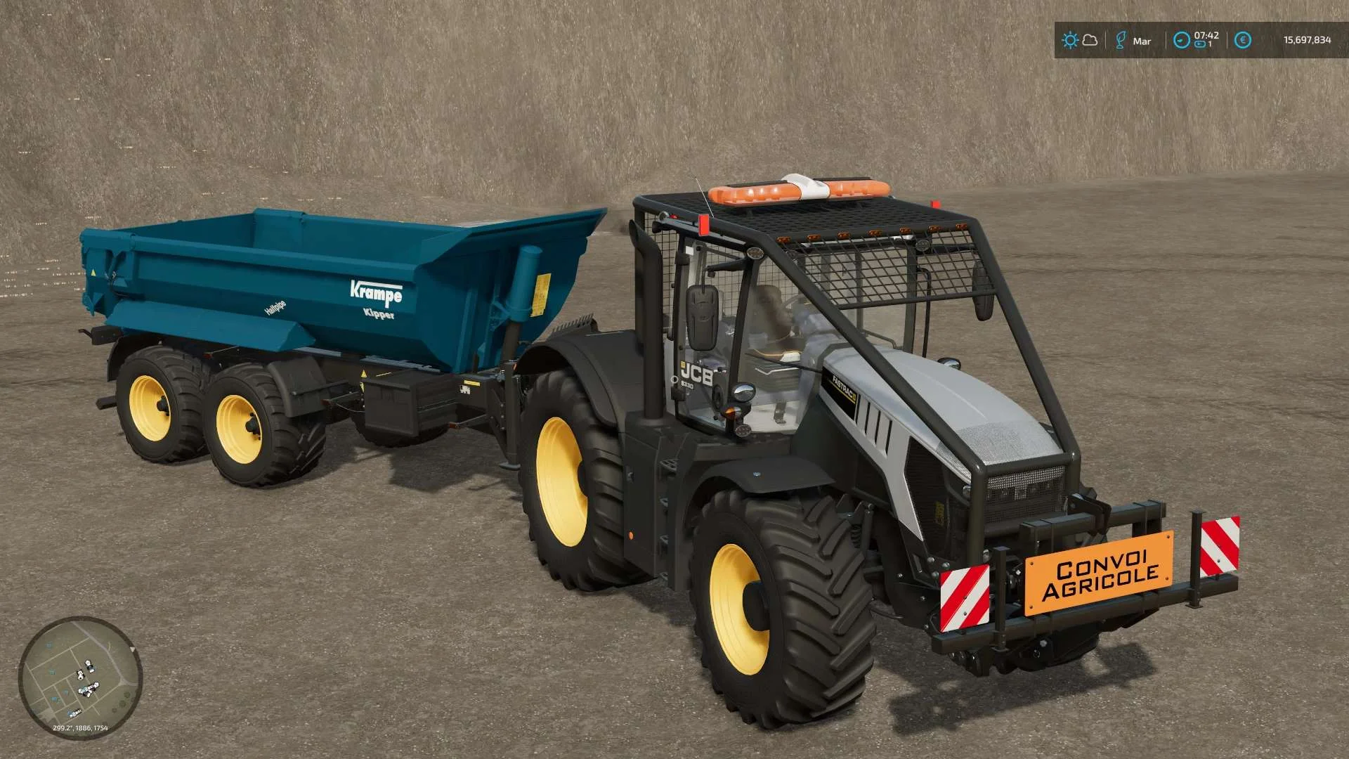 JCB Fastrac 8330 Edit v1.0 FS22 FS22 Mod Free Download