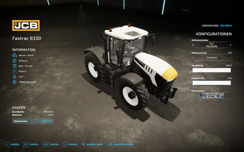 JCB Pack V 1.0 FS22 FS22 Mod Free Download