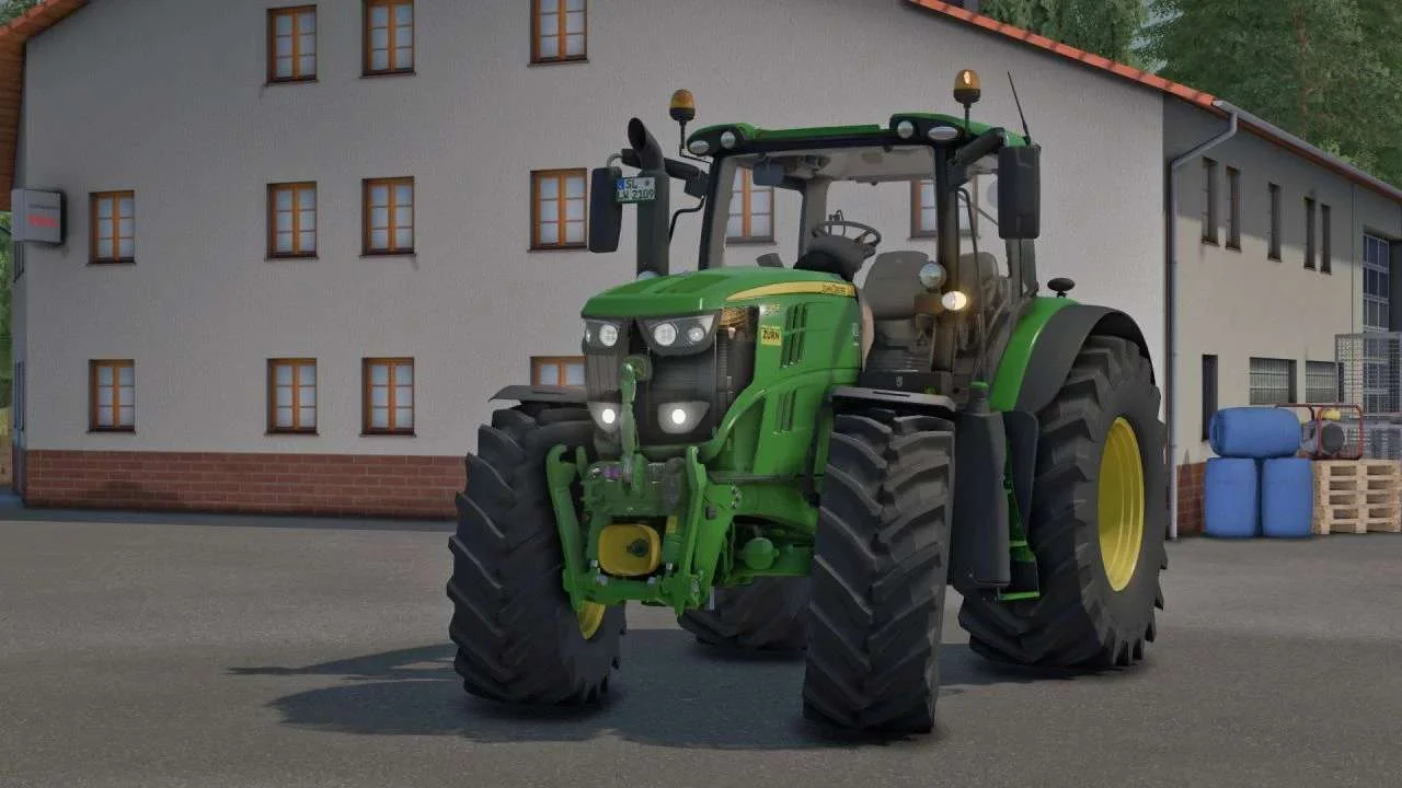 John Deer 6215R v1.0 FS22 FS22 Mod Free Download