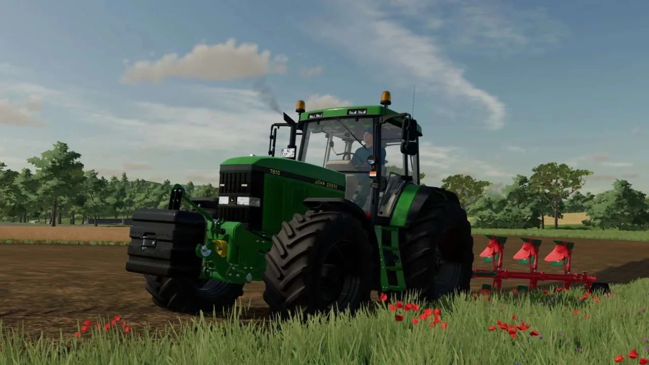 John Deer 7810 Edit v1.0 FS22 FS22 Mod Free Download